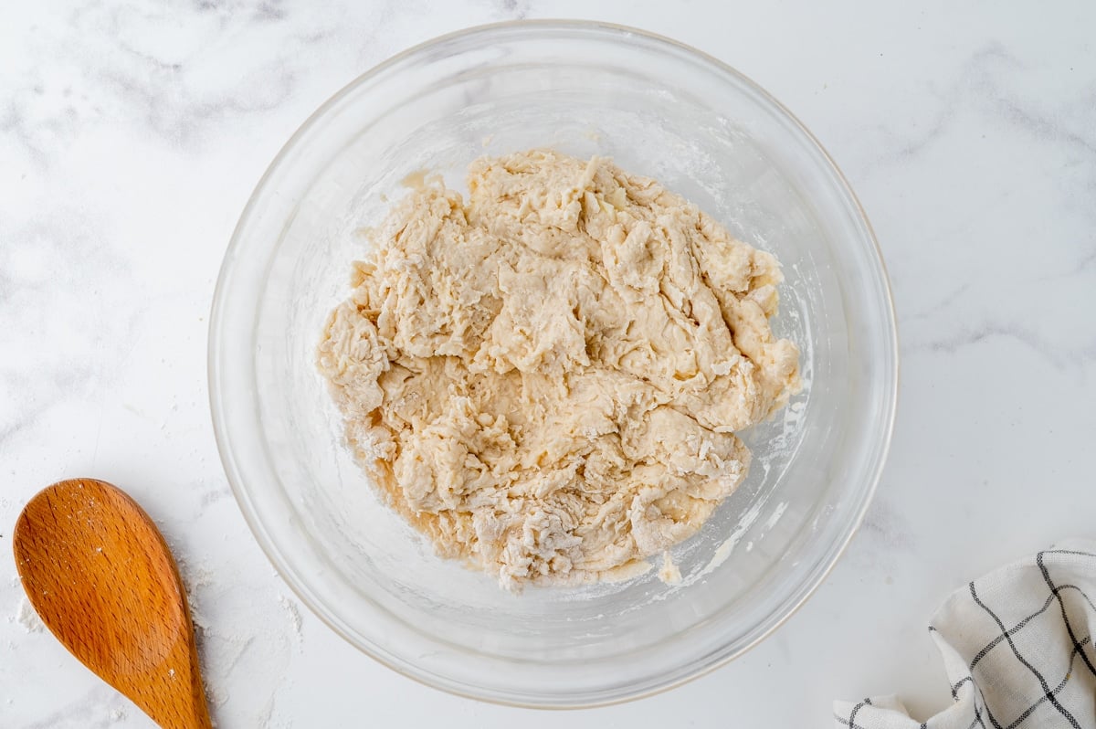 italian dough in bowl