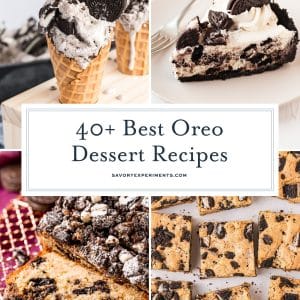 collage of oreo dessert recipes