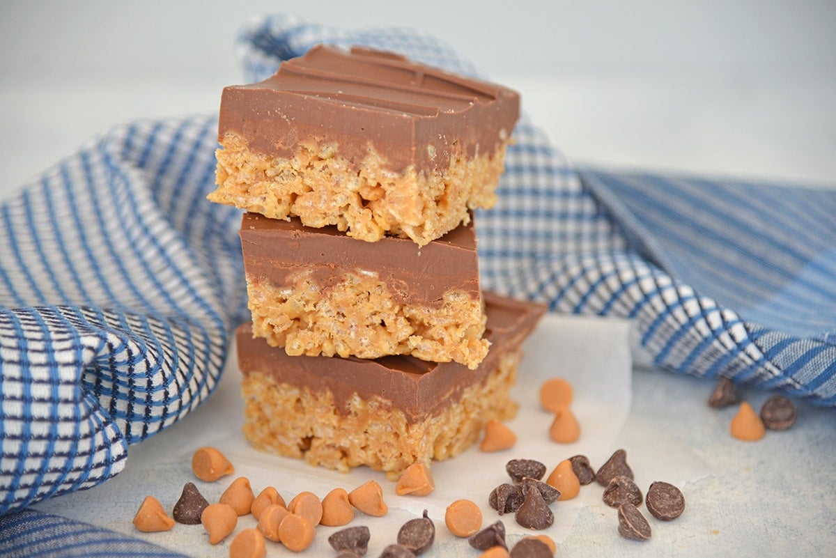 stack of scotcheroo bars