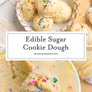 Easy Edible Cookie Dough Recipe - Savory Experiments