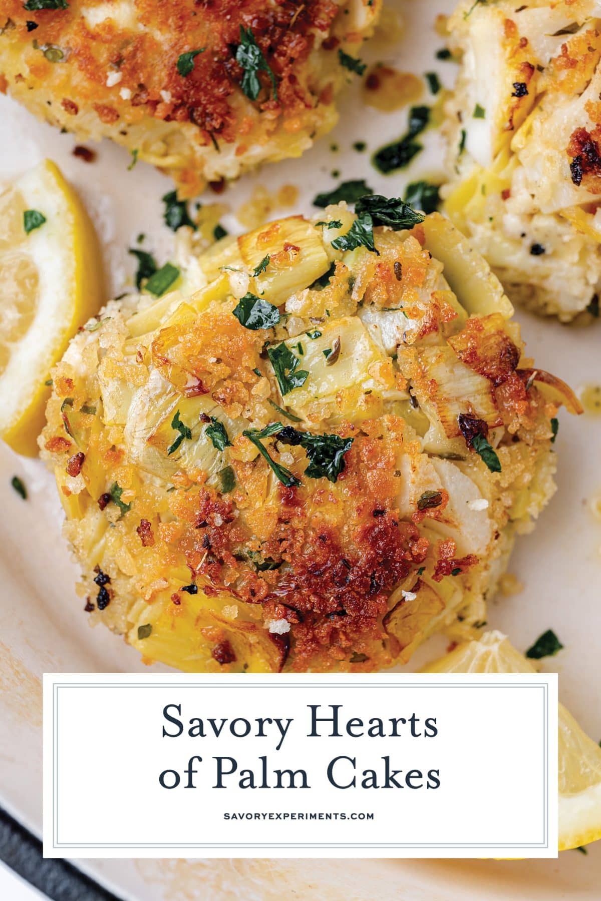 BEST Hearts of Palm Cakes Recipe (Vegetarian Crab Cakes!)