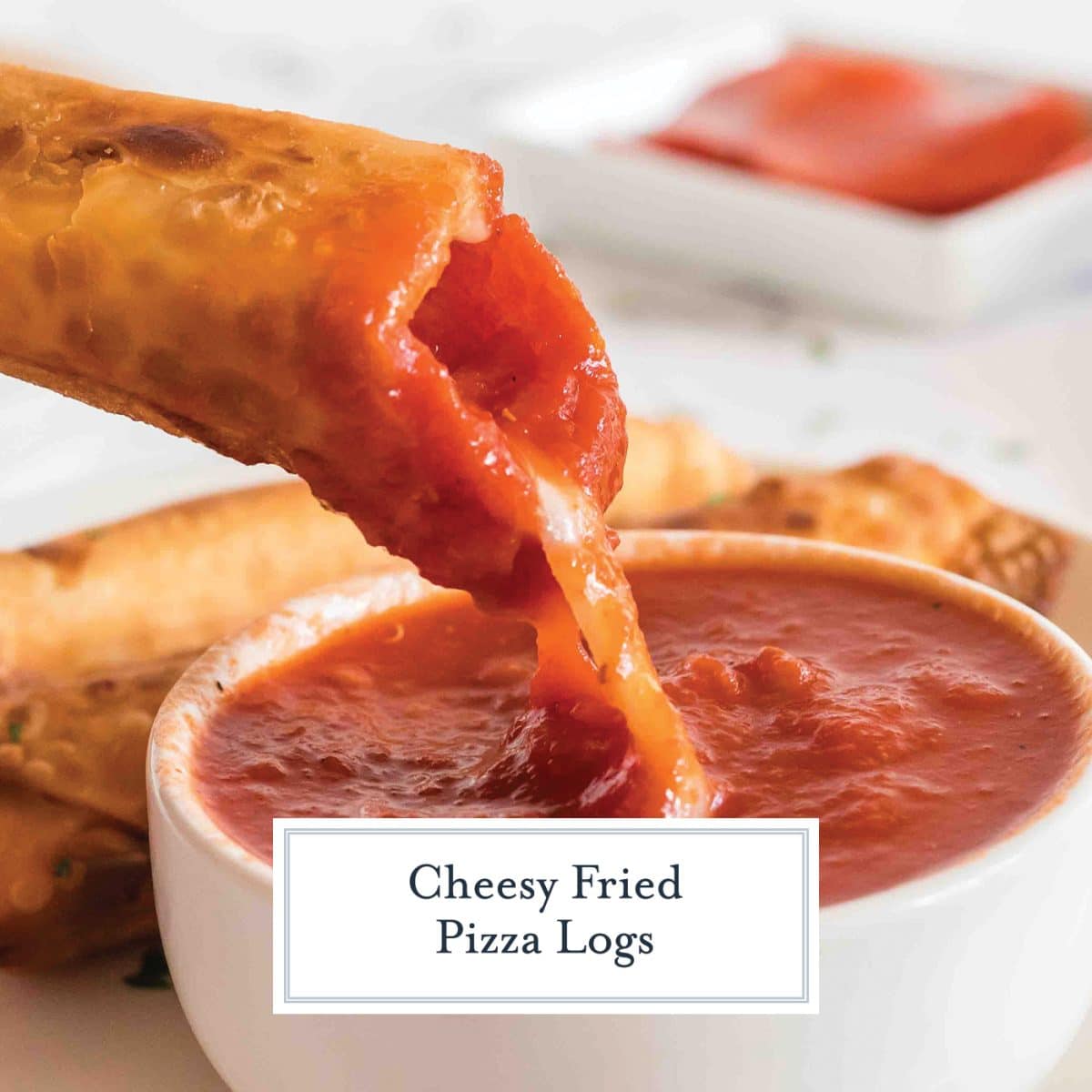 EASY Pizza Logs (New York Fried Mozzarella & Pepperoni!)