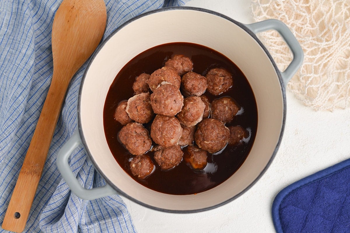 meatballs in teriyaki sauce