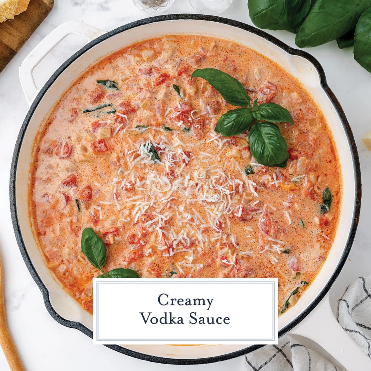 BEST Vodka Sauce Recipe (EASY Creamy Penne alla Vodka!)