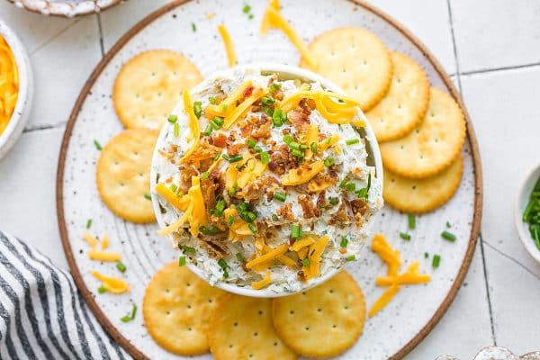 BEST Crack Dip Recipe (Cheesy, Bacon Goodness in a Dip!)