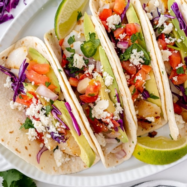 Fish Tacos Recipe with Tropical Salsa and Homemade Hot Sauce!
