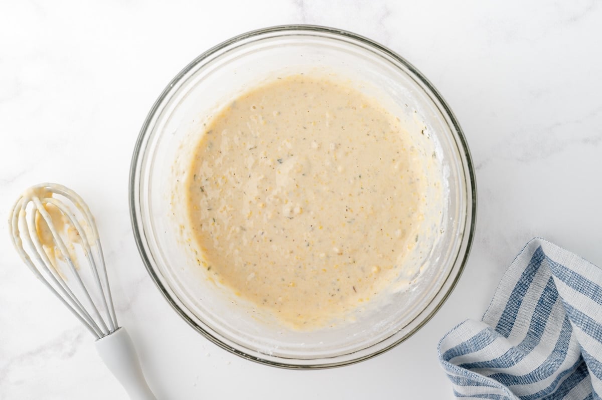 beer batter in bowl