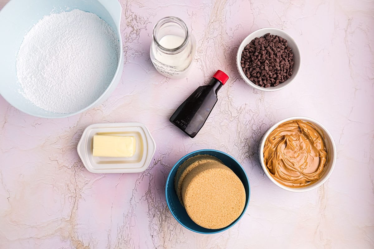 peanut butter fudge ingredients