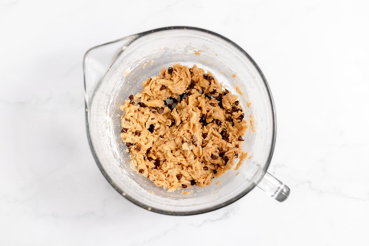 cookie dough in bowl