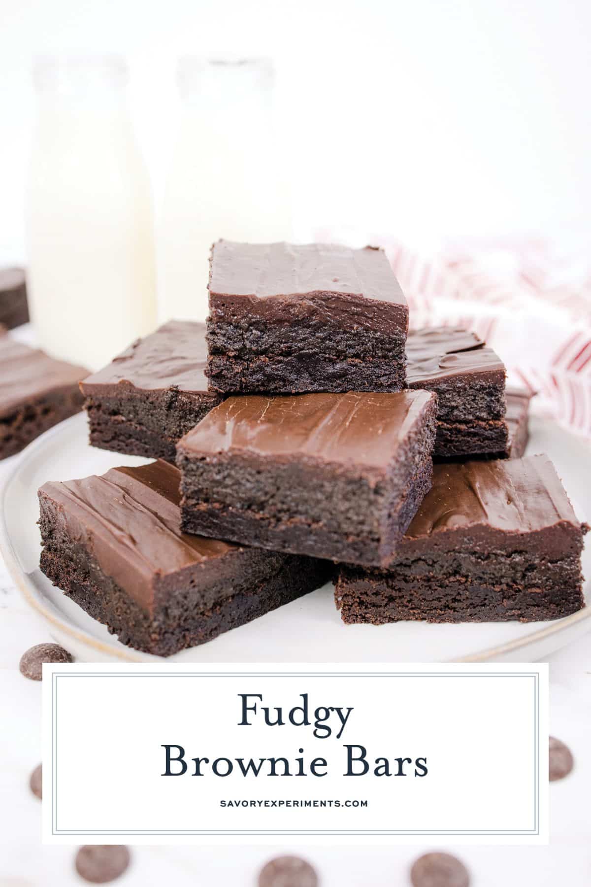 Fudgy Brownie Bars A Delicious Cookie Brownie Recipe