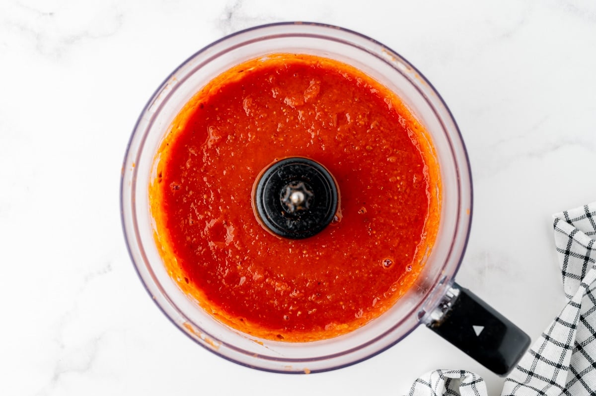 ranchero sauce in food processor