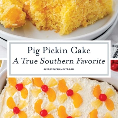 collage of sunshine cake images