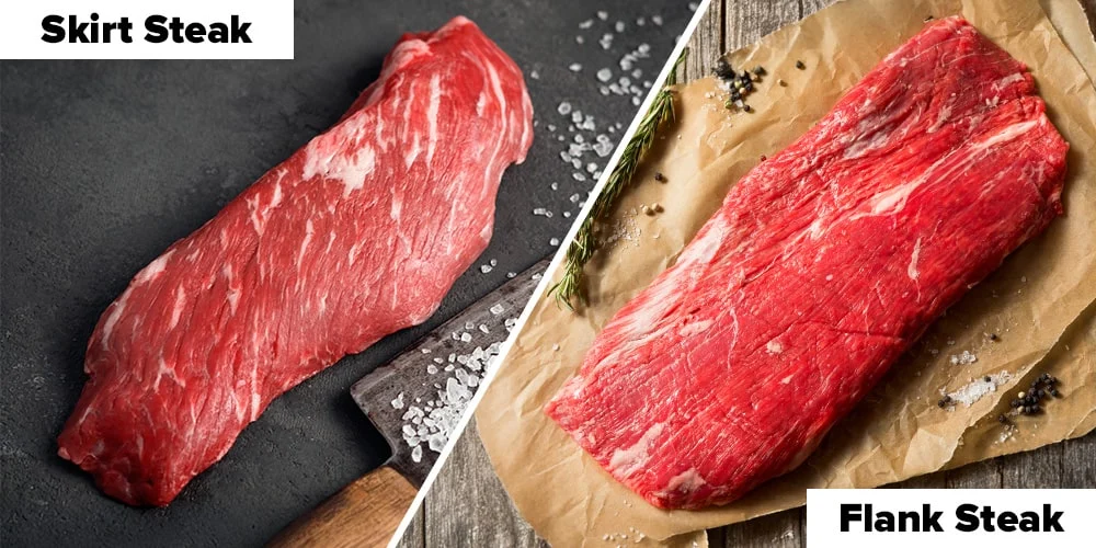 flank steak vs skirt steak 