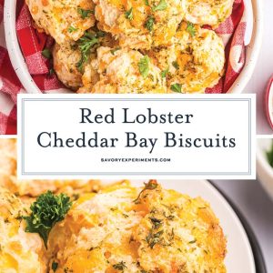 collage of red lobster biscuits for pinterest