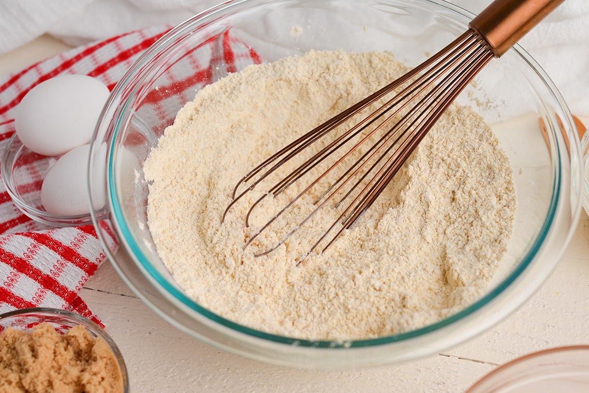 dry ingredients in bowl