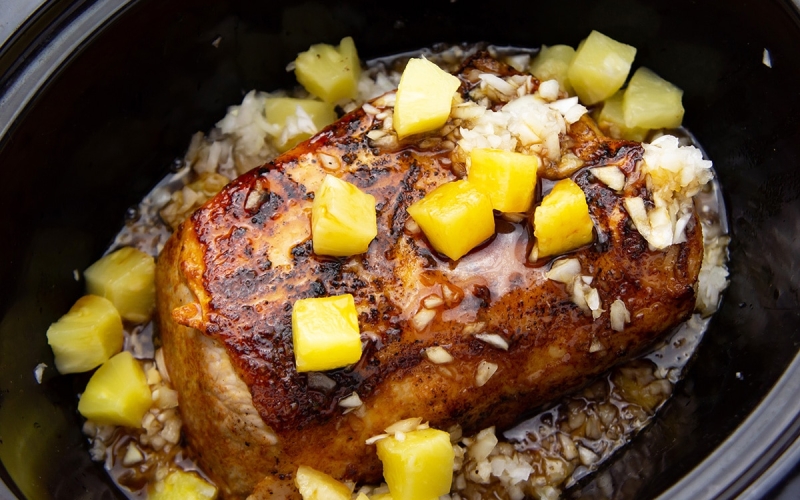 pork loin in a crockpot