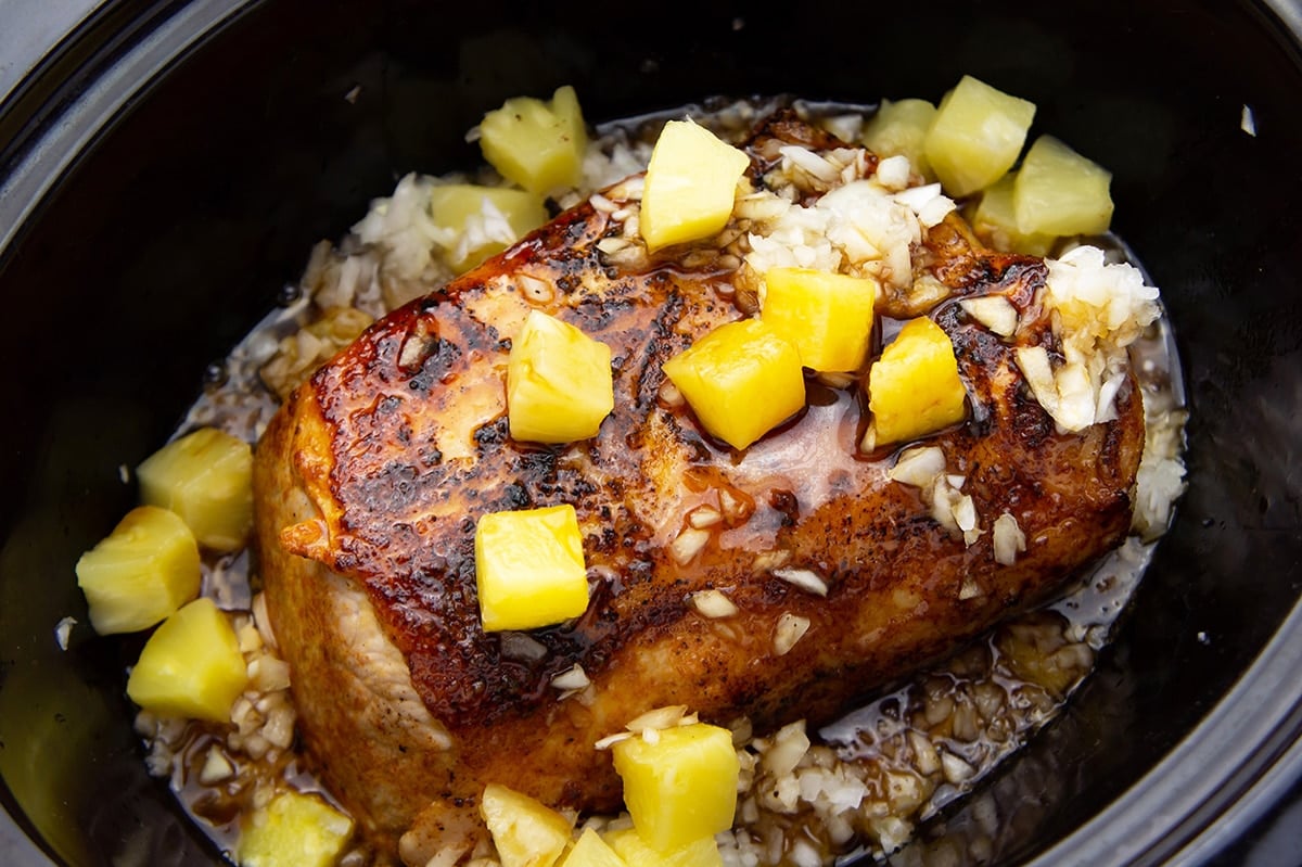 pork loin in a crockpot