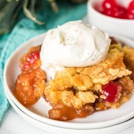 pineapple upside down cake on plate