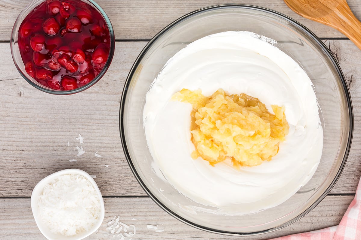 pineapple added to cool whip