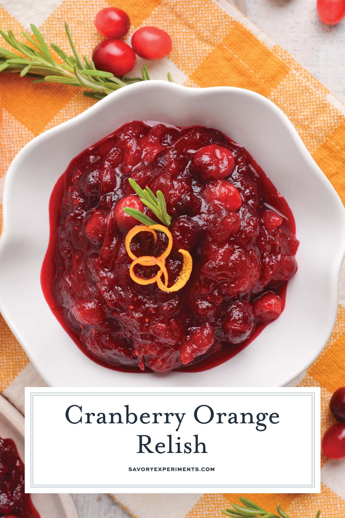 close up of cranberry orange sauce