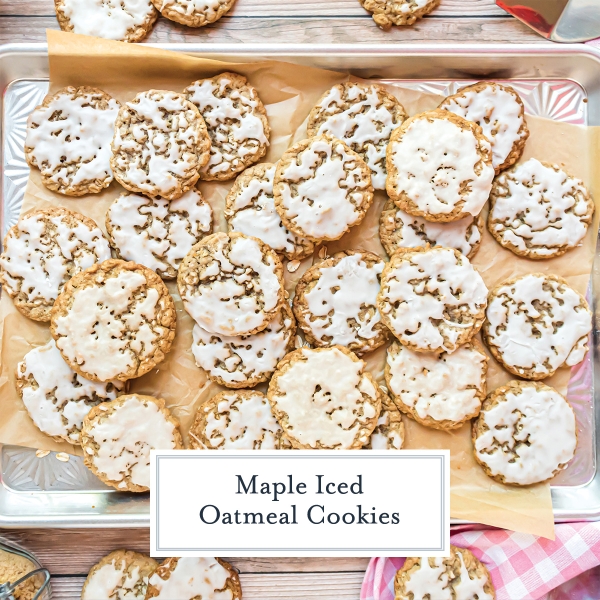 Maple Iced Oatmeal Cookie Recipe