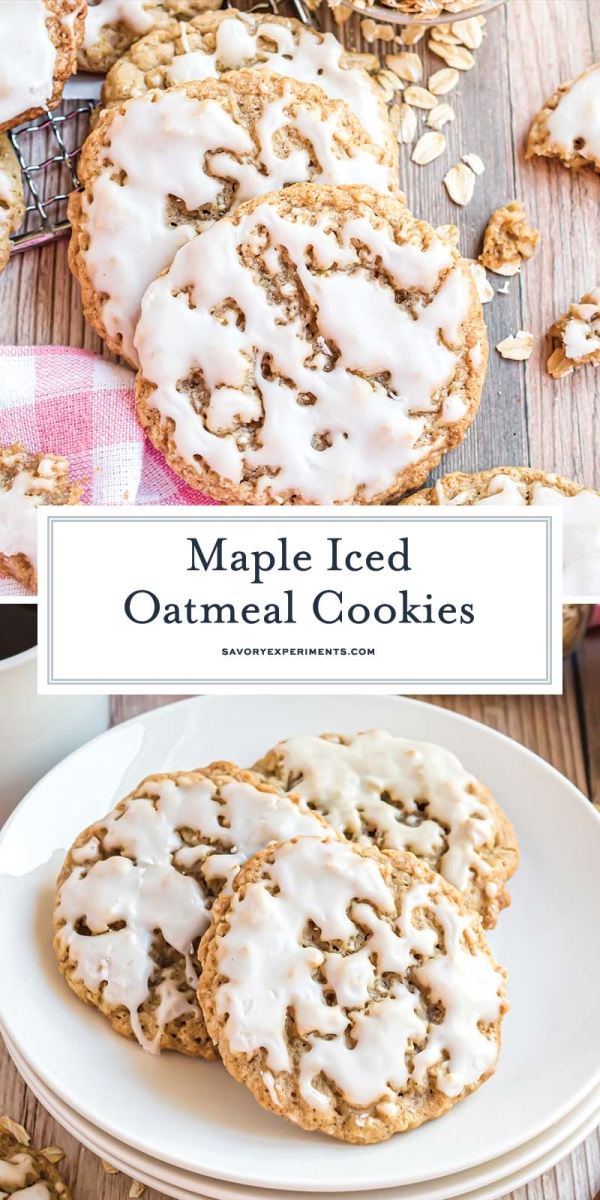 Maple Iced Oatmeal Cookie Recipe