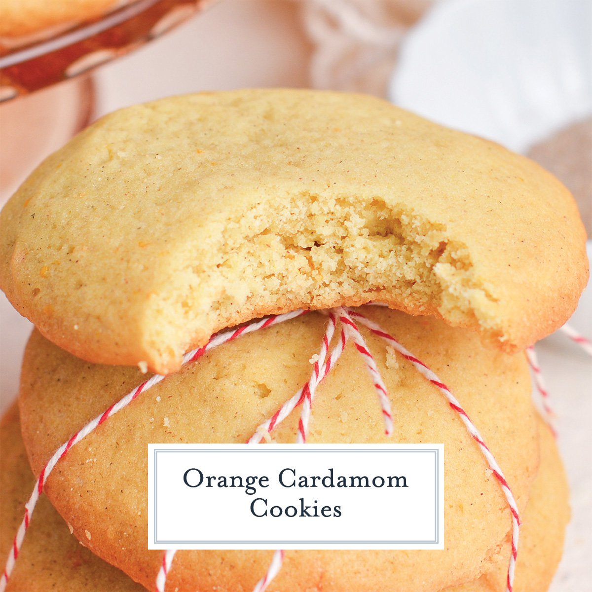 orange cardamom cookie with text overlay