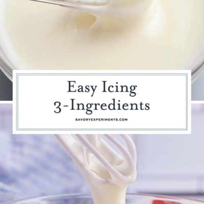 easy icing for cookies and drizzling using powdered sugar