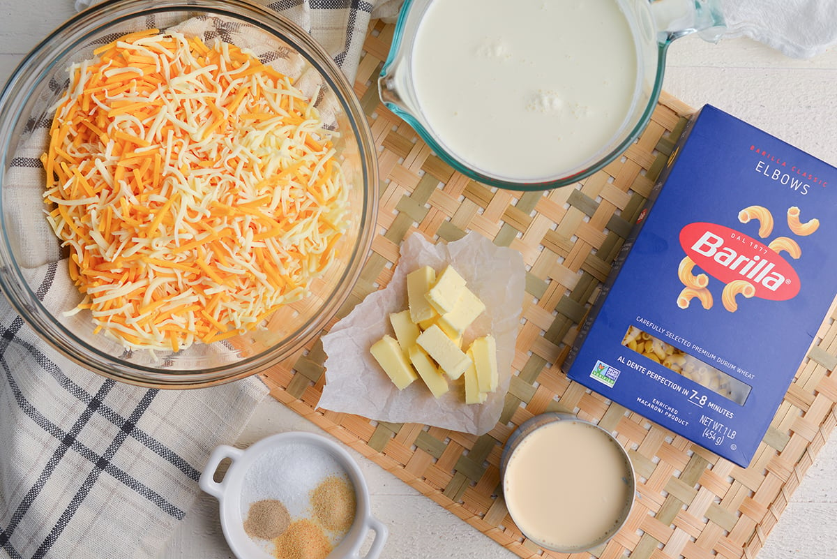 crock pot mac and cheese ingredients