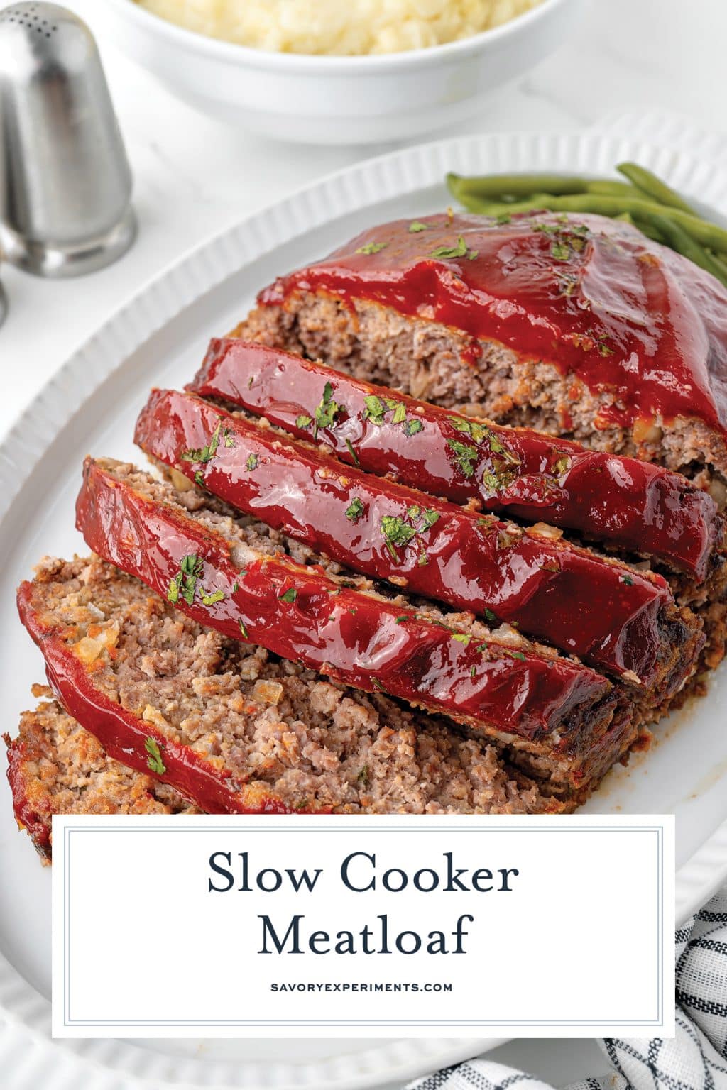 BEST Slow Cooker Meatloaf Recipe (Meatloaf in the Crock Pot!)