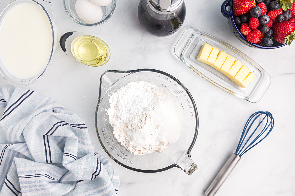 dry ingredients in bowl