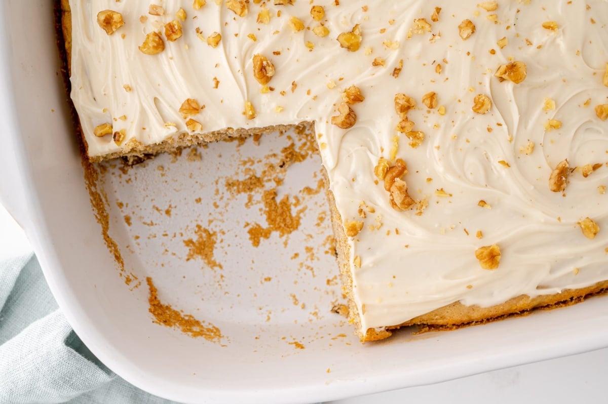 EASY Butternut Squash Cake with Maple Cream Cheese Frosting!