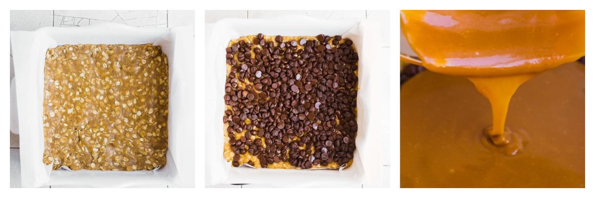 how to make carmelita bars process shots