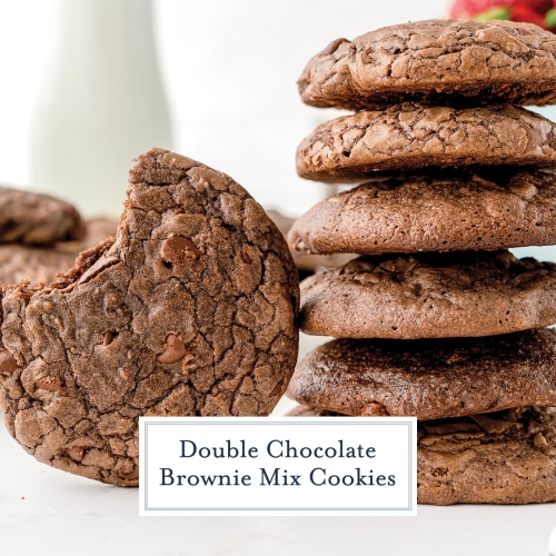 Double Chocolate Brownie Mix Cookies Savory Experiments