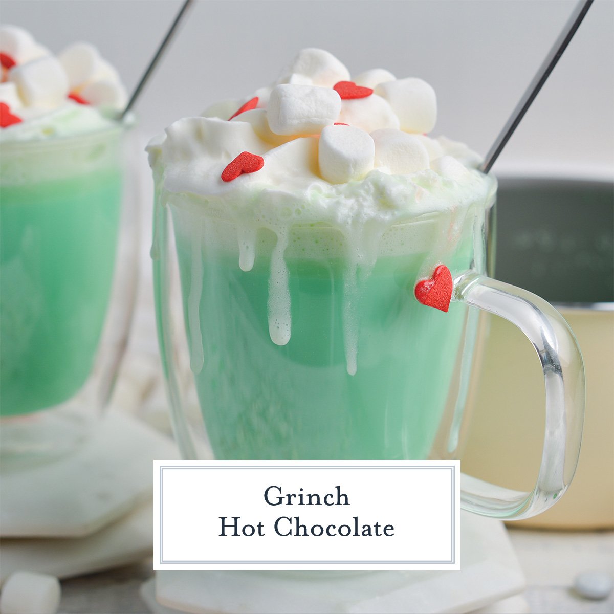 green grinch hot chocolate with text overlay