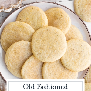 overhead tea cakes on a white plate