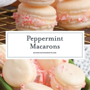 collage of macaron sandwiches for pinterest