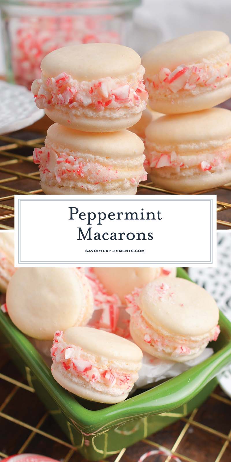 collage of macaron sandwiches for pinterest