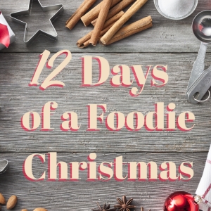 12 days of a foodie christmas pin