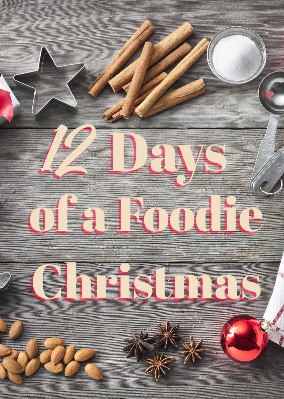 12 days of a foodie christmas pin
