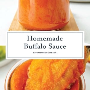 collage of buffalo sauce for pinterest
