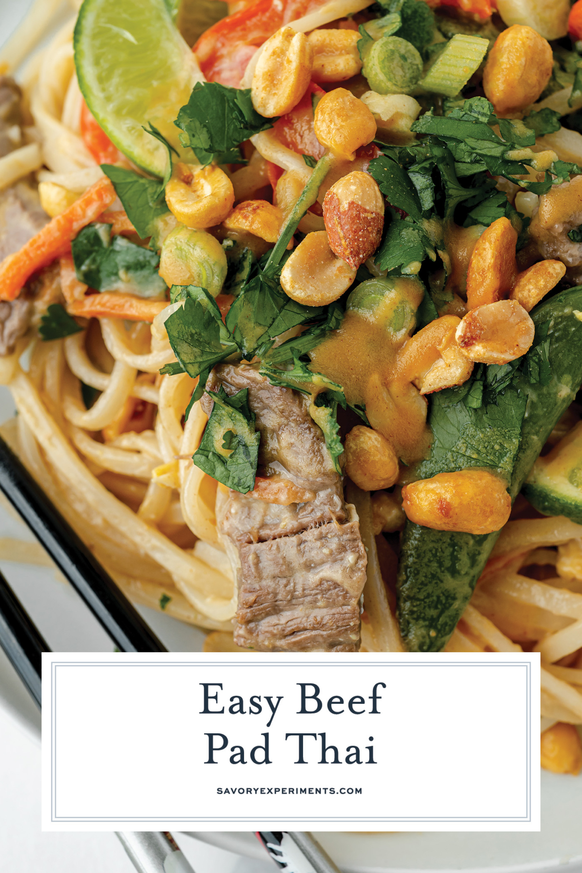 EASY Beef Pad Thai Recipe (Tender Beef and Lots of Flavor!)