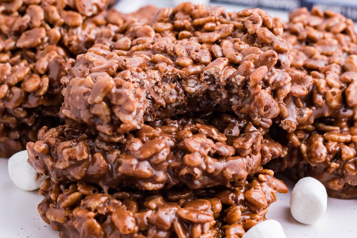 close up of a star crunch cookie with a bite taken out of it