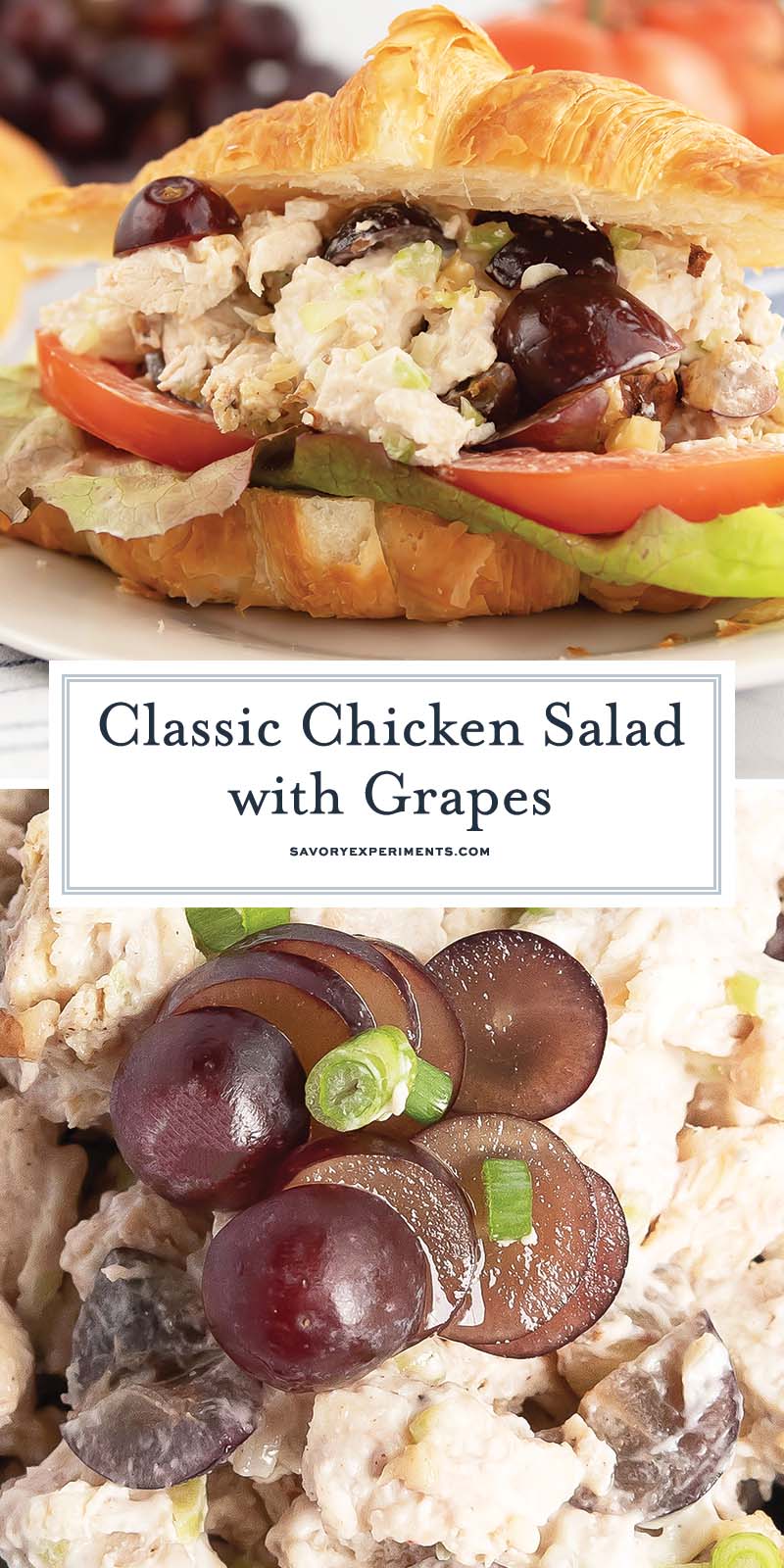 Classic Chicken Salad Recipe for Pinterest