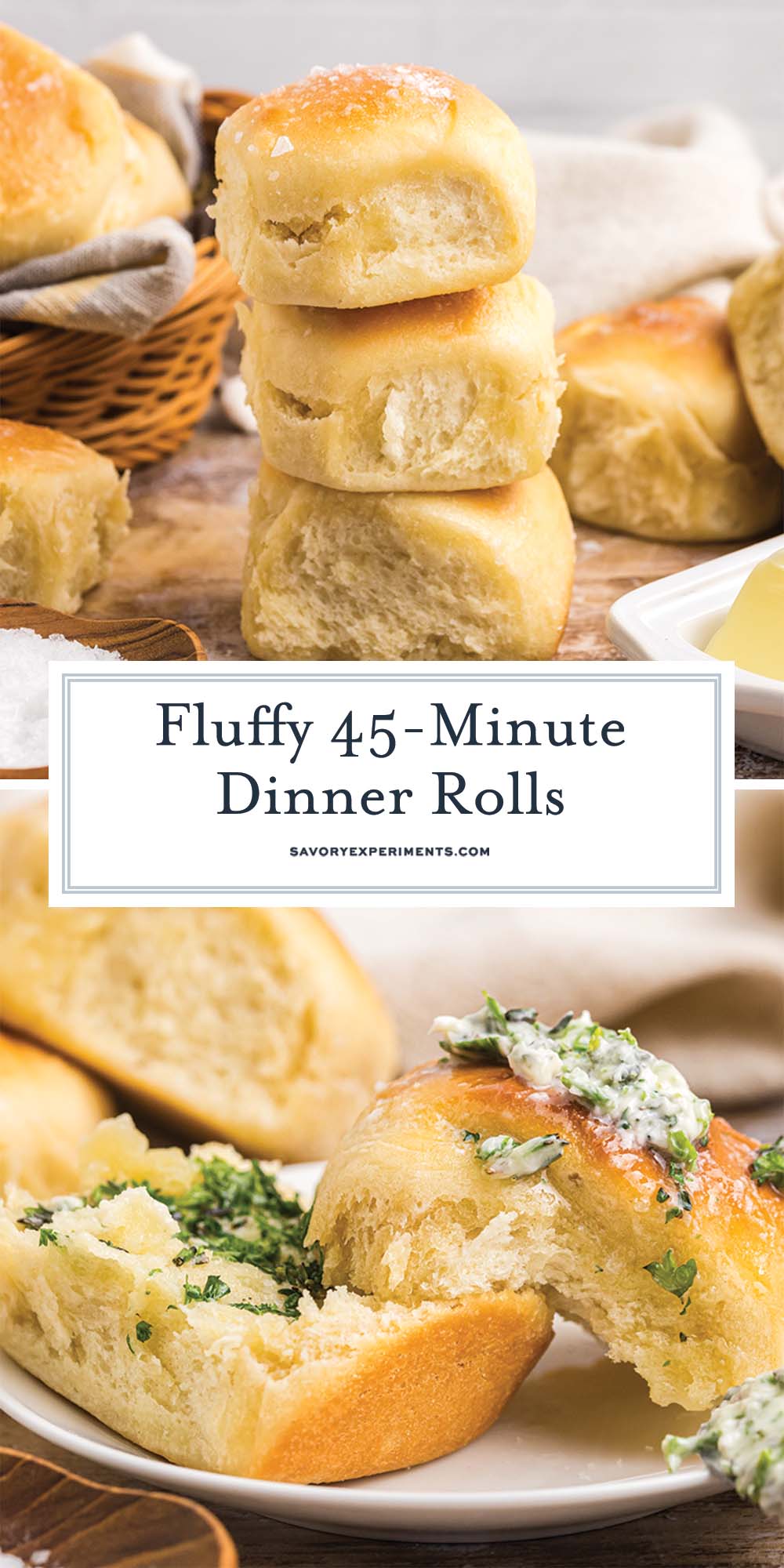 collage of dinner rolls