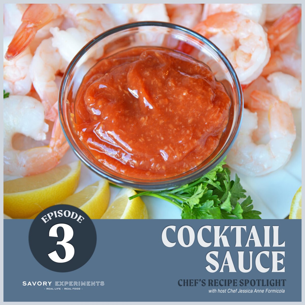 cover image for cocktail sauce recipe podcast 