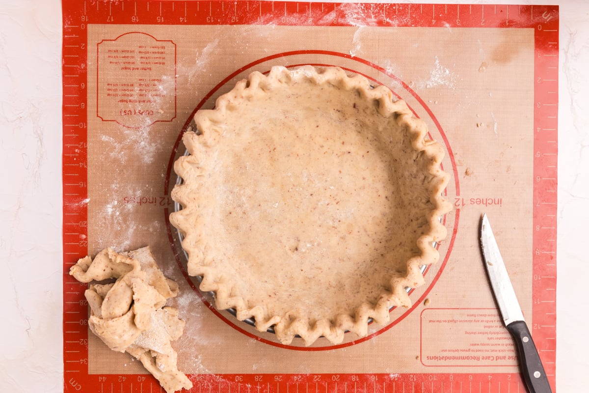 pie crust in pie plate