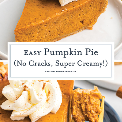 One bowl, a store-bought crust, and a few pantry staples are all you need for this simple pumpkin pie that tastes like it came from a bakery. My secret creamy twist keeps the filling smooth and rich, while pro tips help you avoid cracks and soggy bottoms. Pin this easy Thanksgiving pumpkin pie for your dessert lineup!