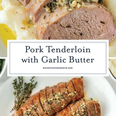 collage of pork tenderloin medallions