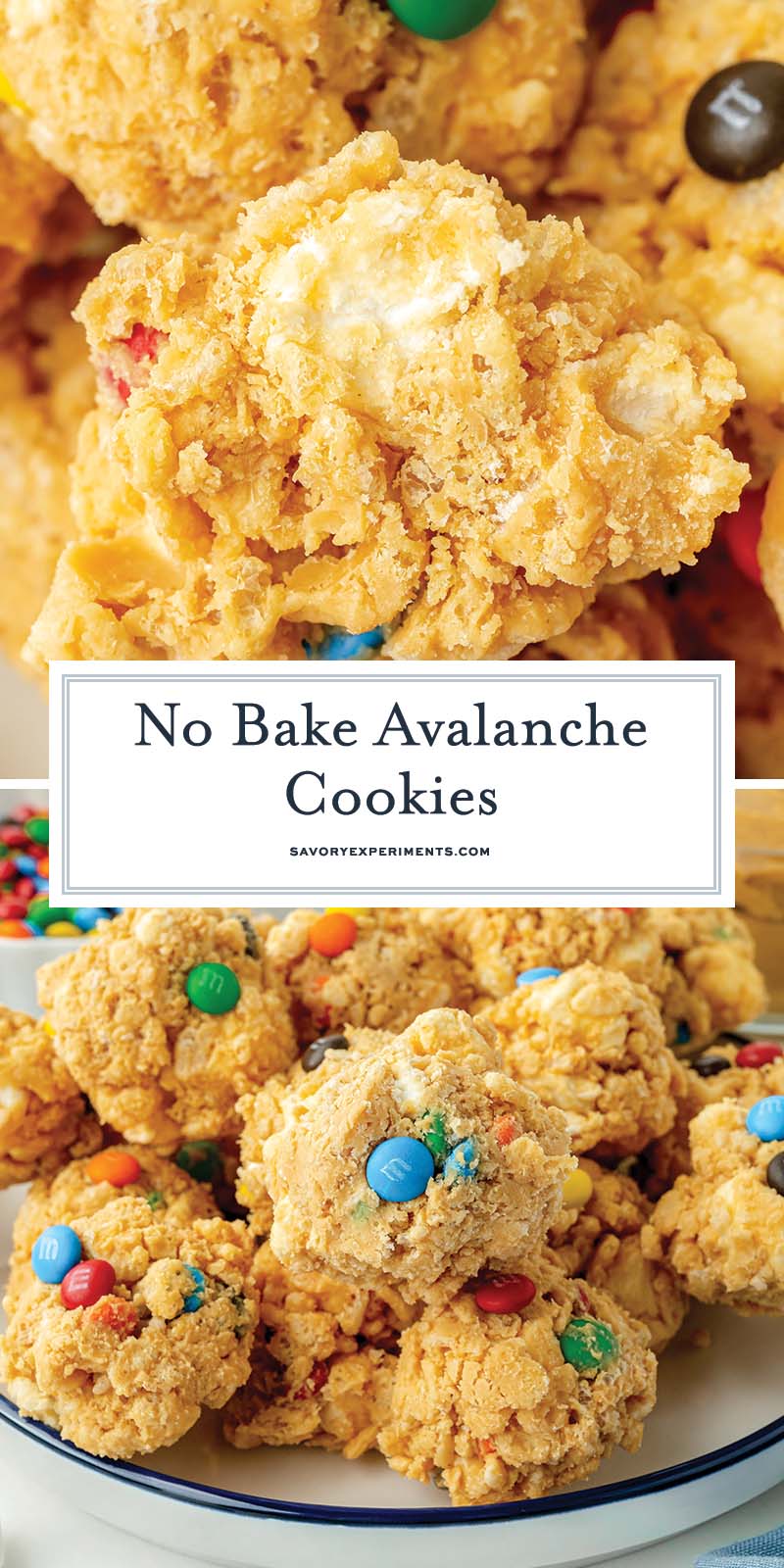 collage of avalanche cookies